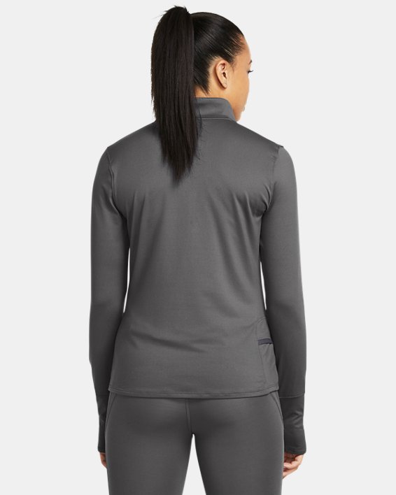 UA Qualifier Run Shirt mit ½ Zip für Damen, Gray, pdpMainDesktop image number 1